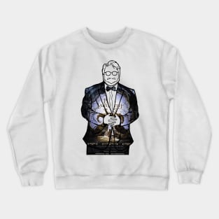 Guillermo Del Toro portrait ( Pan's Labyrinth) Crewneck Sweatshirt